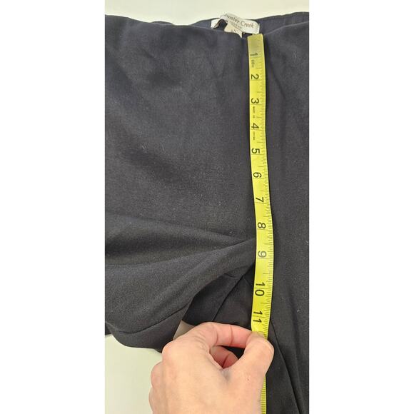 Coldwater Creek M 10-12 womens black pull on pants elastic waist thick cotton - Picture 8 of 8